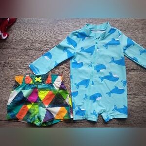 Rashguard And Board Shorts